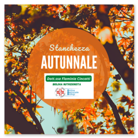 Cibi contro la stanchezza autunnale