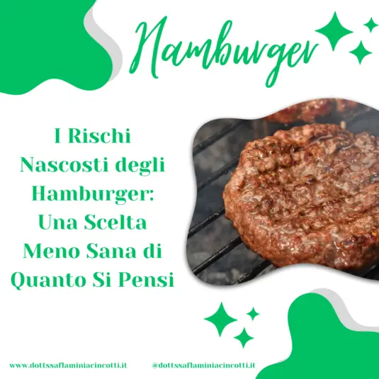 I Rischi Nascosti degli Hamburger: Una Scelta Meno Sana di Quanto Si Pensi